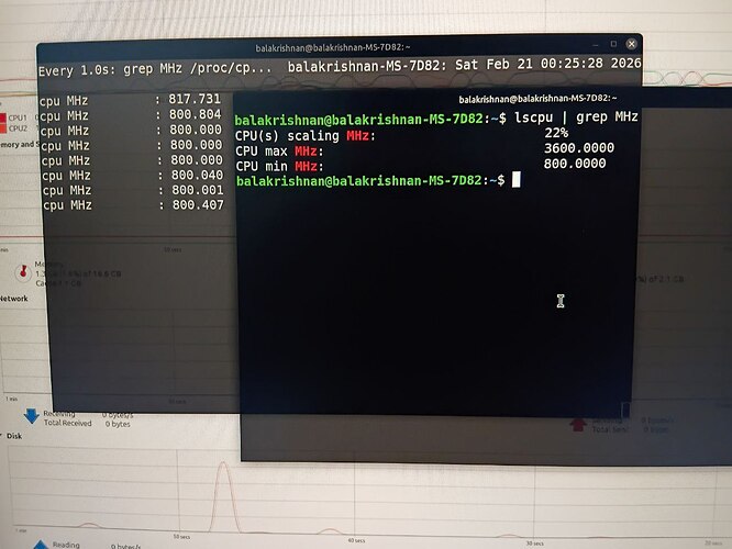 checking command output